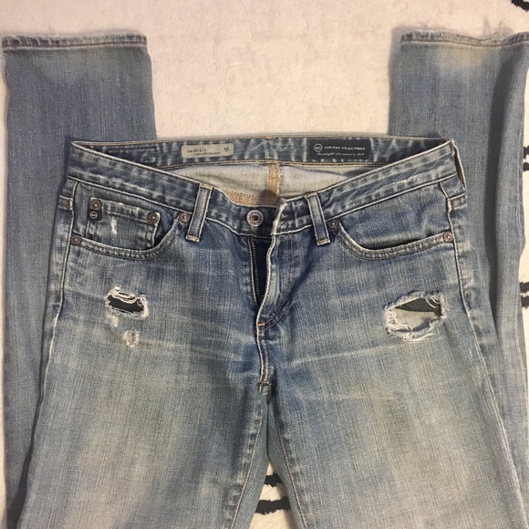 AG Adriano Goldschmied- distressed jeans 26R - Picture 1 of 5